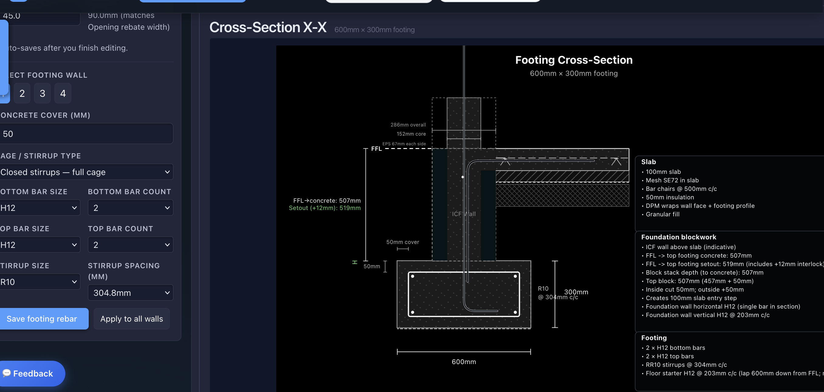 Reinforcing Elevation